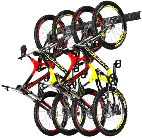 Bike Hangers for Garage Wall Mount, 4Pack