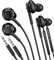 Ecouteur Filaire 3.5mm Jack Prise Gamer Écouteurs(Lot de 2) Headphones Gaming Compatible pour Samsung Intra Auriculaire Casque avec Fil Audio Earbuds Musique Sport Oreillette Main Libre Earphone
