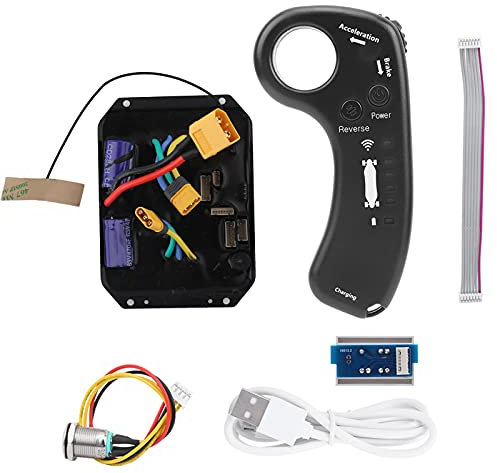 VGEBY Scooter-Doppelantriebssteuerung, 36-V-Elektro-Vierrad-Scooter-Fernbedienungs-Naben-Kombinationssatz