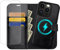 OCASE for iPhone 13 Pro Max Case, Magnetic Detachable 2-in-1 PU Leather Wallet Case with[RFID Blocking][Wireless Charging][Card Holders][Kickstand] Removable Protective Phone Cover, Black