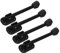 Hoement 4pièces Table Pliants Fer Lot de Design Épingle pour Tables À Manger Bureaux Et Tables Basses Hauteur Gain De Place