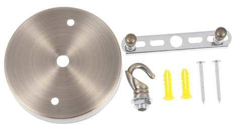 Artibetter Vintage Deckenplatte Mit Haken Robuste Kronleuchter Deckenrosette Im Retro-stil Deckenbaldachin Aus Rostfreiem Material Für Pendelleuchten Und Stilvolle Wohnraumdekoration