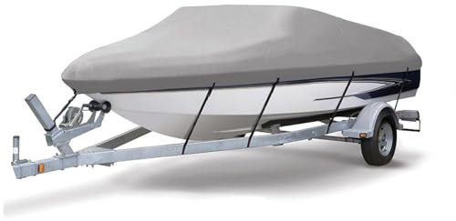 Bache Bateau 600D Couverture de Bateau ponctuelle recouvert de PU, 12'-14'x68, Accessoires Classiques, imperméable, UV Anti, Grade Marin