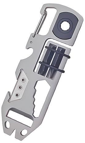 Eiflayn Llave Multiherramienta De Acero Inoxidable, Multitool, Herramienta MultifuncióN Al Aire Libre, Con 2 Puntas De Destornillador, Para Viajar, Acampar, Explorar (10 In 1)