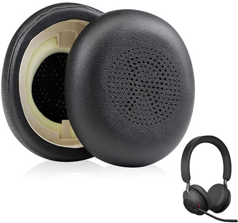 Ersatz Ohrpolster für Jabra Evolve2 65 (65MS 65UC USB)/Elite 45h On-Ear Wireless Headset, Ohrpolster Professionelles Protein