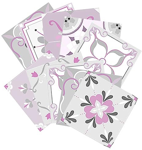 DOITOOL 20stücke Abziehbare Und Aufklebbare Fliesenaufkleber Für Wand Und Boden Küchenfliesenaufkleber Fliesendekor Für Zuhause Bad Küche Wohnzimmer Aus Glattem Material Für Saubere Oberfl
