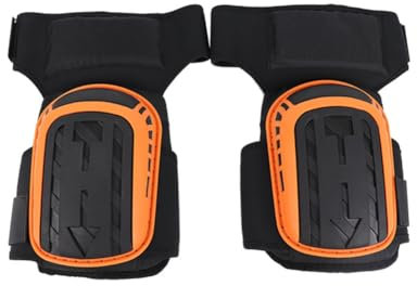 Kznifmk Rodilleras para Trabajo: Rodilleras de Soporte para Trabajo Pesado con Almohadillas de Gel y Correas Antideslizantes para Construcción, Pisos y Jardinería