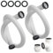 Poolfilter Pumpenschlauch Adapter Anschluss-Set Poolfilter Pumpenschlauch für oberirdische Pools mit Dichtungen