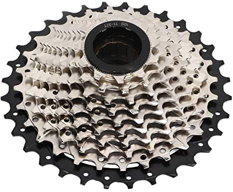 Yosoo 10 Speed High Strength Steel Bike Freewheel Sprocket, Cycling Upgrade Part for Mountain and Road Bikes