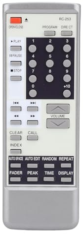 Fictory Telecomando universale, facile sostituzione per lettori CD, design in ABS resistente