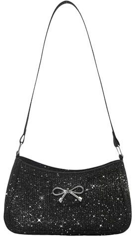 BACH AND BOUJEE Bling Handtasche mit Pailletten für Damen Abendtaschen für Damen Glitzernde Party und Abschlussballtaschen Niedliche Hobo Clutch Handtasche