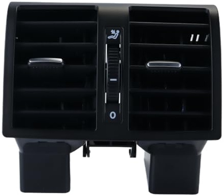 Ausi Rejilla de ventilación, salida de aire acondicionado, consola central trasera, compatible con Touran Caddy 04-15 1T0819203