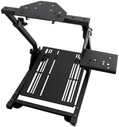 Racing Wheel Stand, Adjustable and Foldable Simulator Stand with Reinforcement Bar, Enhanced Stability for Driving Games