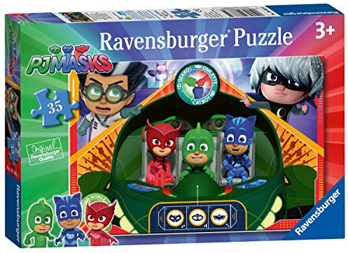 Ravensburger 08663 PJ Masks 35-teiliges Puzzle für Kinder ab 3 Jahren, Mehrfarbig