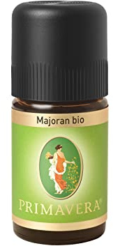 PRIMAVERA Ätherisches Öl Majoran bio 5 ml - Aromaöl, Duftöl, Aromatherapie - entkrampfend, schmerzlindernd - vegan