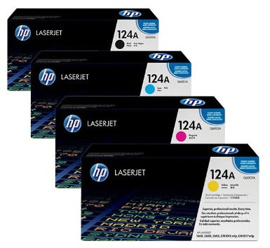 MULTIPACK TONER = 4x ORIGINAL HP TONER Q6000A + Q6001A + Q6002A + Q6003A