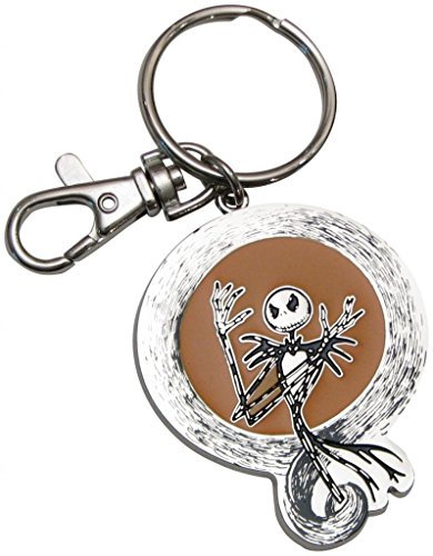 L'Etrange Noël de Refroidir Jack Skellington en étain Porte-clés
