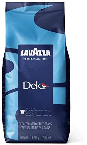 Lavazza Dek Decaffeinated Coffee Beans (12 Packs of 500g)