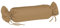 Fleuresse Colours Nackenrollenbezug, Mako Satin, braun, 15 x 40 cm