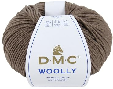 DMC Woolly Yarn, Colour (113), Light Brown, 50g