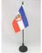 AZ FLAG - Tischflagge Schleswig-Holstein - 15x10 cm - Schleswig-Holstein Tischfahne 10 x 15 Cm - Flaggen