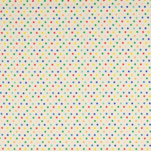 0,5m Jersey Punkte bunt * Trikot * Meterware * Kinderstoff
