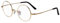 Agstum Herren Brillengestell Mehrfarbig Gold