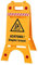 Warnaufsteller Dachaufsteller - Achtung ! Stapler kreuzt - Gr. ca. 28 x 64 cm - 308537/9 - Aufsteller -