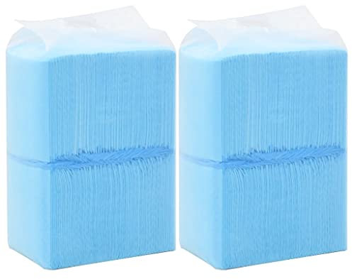 vidaXL 200x Hunde Toilettenmatte Toiletten Pads Welpentoilette Training Welpenunterlage Trainingsunterlagen für Welpen Puppy 45x33 cm Vliesstoff