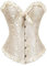 SxyBox Corset Mujer Medieva Burlesque Corsé y Bustier para Fiesta Navidad y Halloween Carnaval
