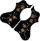 Almencla Gitarre Pickguard Scratch Platte für 40 und 41 Zoll Akustik Gitarre, Konzertgitarre, Westerngitarre, 2er Pack - Schwarz