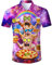 ALISISTER Hawaiian Shirt 3D Palm Tree Printed Short Sleeve Ugly Shirts Mens Tropical Button Down Tshirt Beach Holiday Aloha Summer Floral Shirts M