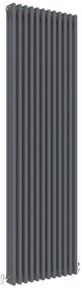 Traditional 3 Column Central Heating Radiator Vertical Rads Cast Iron Style Anthracite 1800x560mm