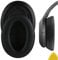 Geekria QuickFit Protein Leather Replacement Ear Pads for Sony WH-H910N Wireless Noise-Canceling Headphones Ear Cushions, Headset Earpads, Ear Cups Repair Parts (Black)