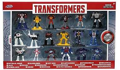 Jada Toys Die-cast, Nano Sammelfiguren, 1,65, 4 cm, WB, 18 Stück/Set, Mehrfarbig