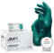 AMPri Nitrilhandschuhe, grün, 10 Box a 100 Stk, Größe L, puderfrei, Style CLEAN OCEAN by Med-Comfort: Nitril Einmalhandschuhe, Einweghandschuhe in den Größen XS, S, M, L, XL