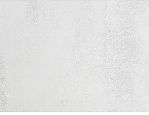 DecoMeister Papel Adhesivo Efecto Hormigón Blanco Lámina Autoadhesiva Para Muebles Armario Vinilo Decorativo Para Puertas Pared Cocina En Rollo Película Para Forrar 67,5 x 50 cm