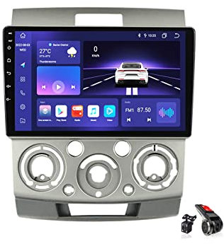 Android 12.0 Radio Doppio DIN Car Stereo Navigatore Satellitare per Ford Focus 2006-2011 Navigazione GPS 9'' unità Principale MP5 Lettore Video multimediale Ricevitore FM BT con 4G 5G WiFi DSP DVR C