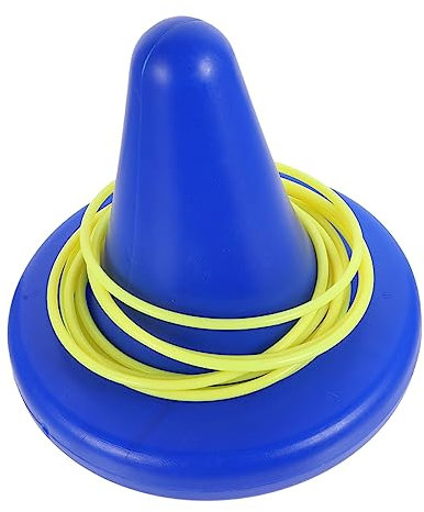 ibasenice 1 Satz Einbeiniger Hocker Halloween-ringwurf Wurfspiele Im Freien Karnevalsspiele Im Freien Ring Toss Bar-Spiel Party-Ring-wurf-Spiel Sensorische Ausrüstung Puzzle Kind Plastik