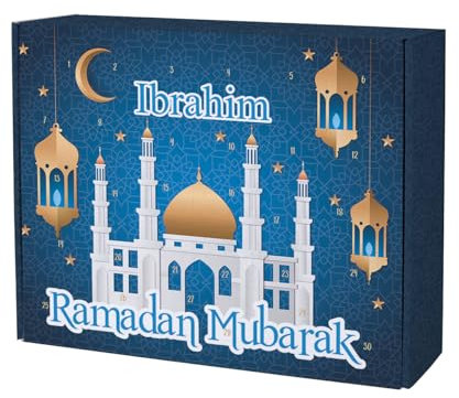 Herz & Heim® DIY Ramadan Kalender mit Wunschnamen (Moschee)