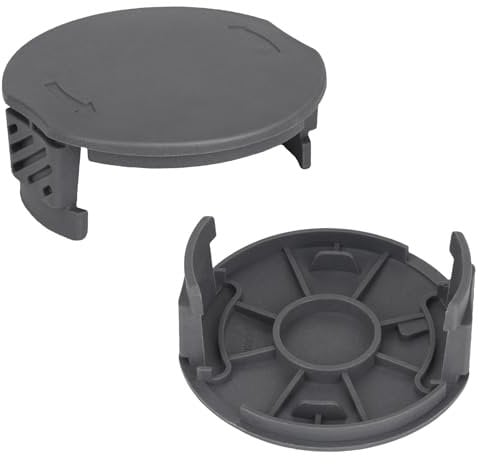 Yweller F016F05320 Rasentrimmer abdeckung Spulenabdeckung passend für Bosch 3600HC1JB0 EasyGrassCut 23, EasyGrassCut 26, EasyGrassCut 18, 18-230, 18-26,2 Stück Hochwertige Qualität Spulendeckel