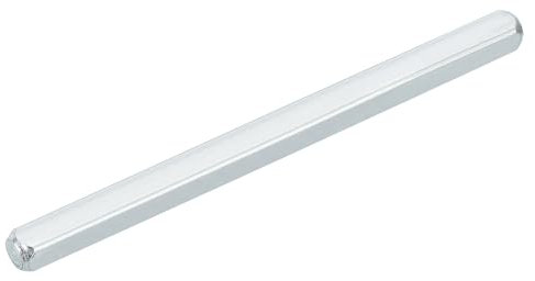 sourcing map 1Pcs Door Knob Spindle, Spare Door Handle Spindle Bar, 130 x 8mm Door Spindle Replacement Door Handle Parts, Silver