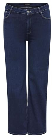 CARMAKOMA Female Jeans mit weitem Bein CARWILLY Hohe Taille Weiter Beinschnitt Jeans