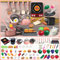 AQXONG 76 Pcs Accesorios de Juguetes de Cocina para Niños, Juguetes de Cocina con Ollas y Sartenes, Juego de Roles de Chef Infantil para Niños y Niñas de 3 4 5 6 7 8 Años
