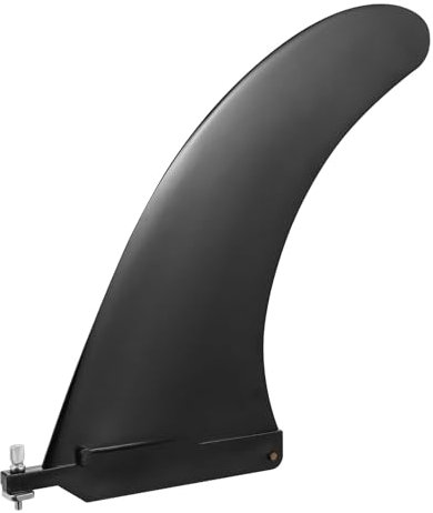 Zocipro 9 Pulgadas Quilla Paddle Surf, Aleta Central de Tabla de Surf con Tornillos, Quillas Surf Nylon Longboard Single Fin, Desmontable Accesorios para Tablas de Surf, Remo de Canoas