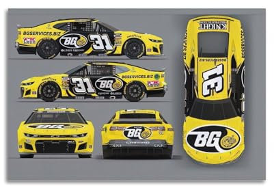 Sportwagen-Poster, Camaro Zl1, Nascar-Rennwagen-Poster, dekorative Malerei, Leinwand, Wandposter und Kunstdruck, moderne Familienschlafzimmer-Dekoration, Poster, 50 x 75 cm