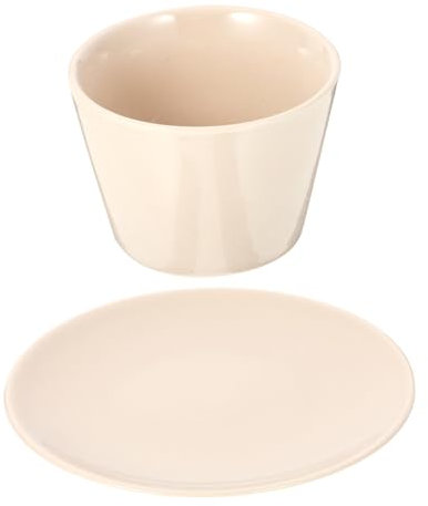 TOPPERFUN Tazas De Cerámica Decorativas Lisa y Fácil De Limpiar Para Tés y Cafés