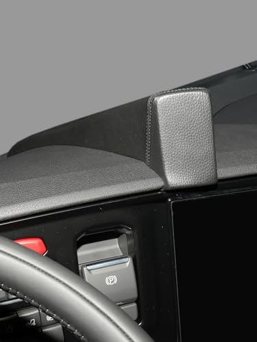 KUDA 3625 Support de téléphone portable compatible avec Scania P/G/R/S/L à partir de 2016 et à partir de 2024, console de téléphone pour smartphone, téléphone portable, GPS et autres, console en cuir