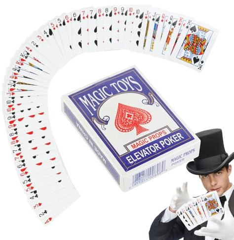 Kartendecks, coole Karten für Zauberer | Interaktives magisches Nahaufnahmewerkzeug für Straßenaufführungen, Bühnenauftritte, Partyunterhaltung, F-Treffen