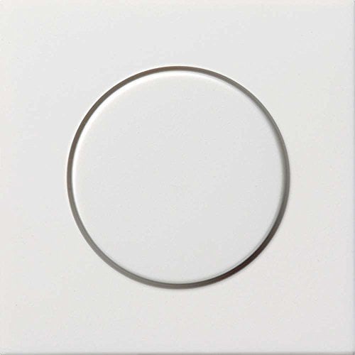 Gira 0650112 Abdeckung Drehdimmer Flächenschalter, reinweiß